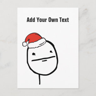 Weihnachten Le Me Memes Pokerface Benutzerdefinier