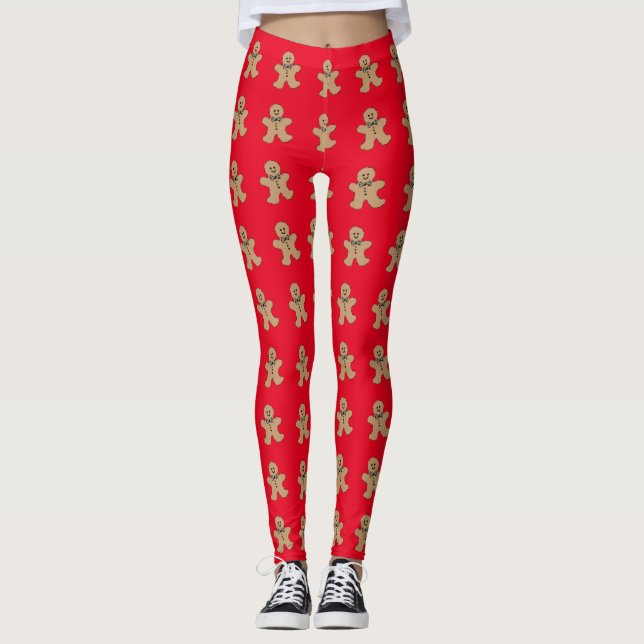 Weihnachten, Lebkuchen, Leggings (Vorderseite)