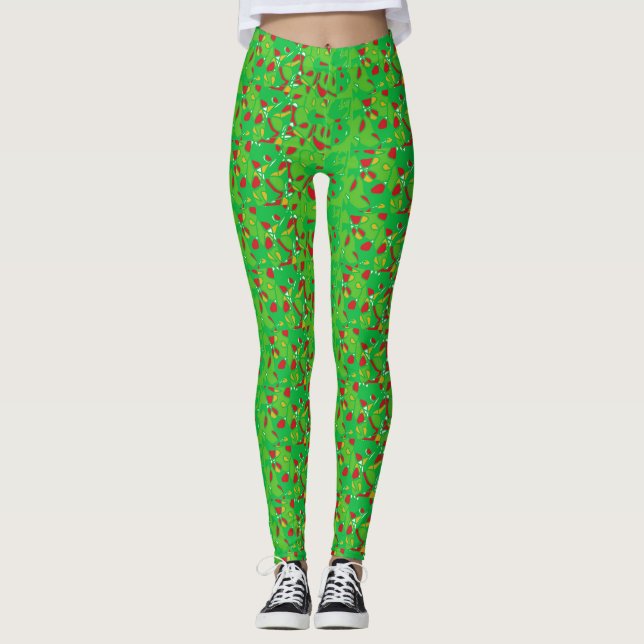 Weihnachten Leggings (Vorderseite)