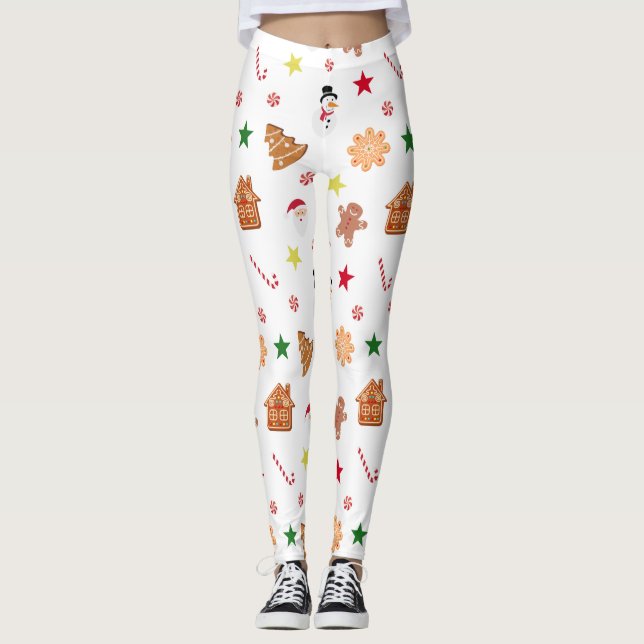 Weihnachten Leggings (Vorderseite)