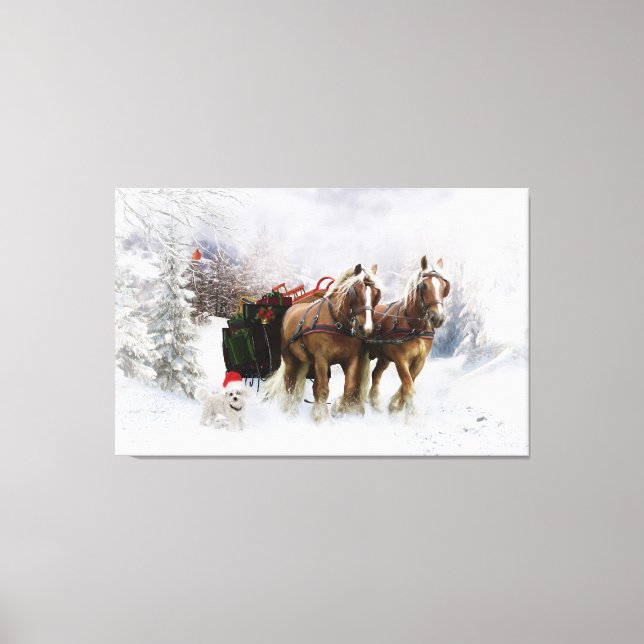 Weihnachten Leinwanddruck (Vorderseite)