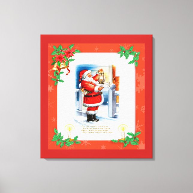 Weihnachten Leinwanddruck (Vorderseite)