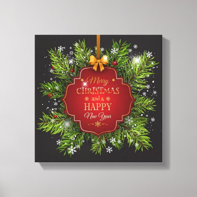 Weihnachten Leinwanddruck (Vorderseite)