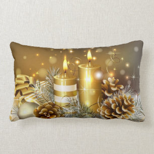 Weihnachten leuchtet Wurfs-Kissen durch Lendenkissen
