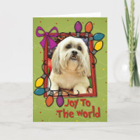 Weihnachten - Lhasa Apso - Solo