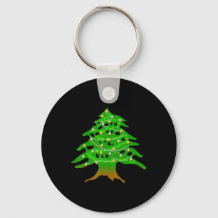 Weihnachten Libanesischer Baum Libanon Fahne Weihn Schlüsselanhänger