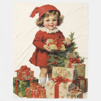 Weihnachten Liebe Die Weihnachtsblanken der Vergan Fleecedecke