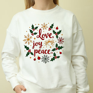 Weihnachten Liebe, Freude, Frieden T-Shirt