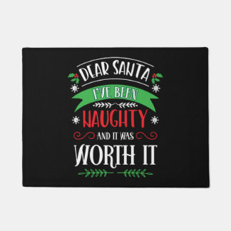 Weihnachten Liebe Santa I_ve war naughty Funny Xma Fußmatte