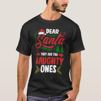 Weihnachten liebe Santa sie sind die scheußlichen T-Shirt