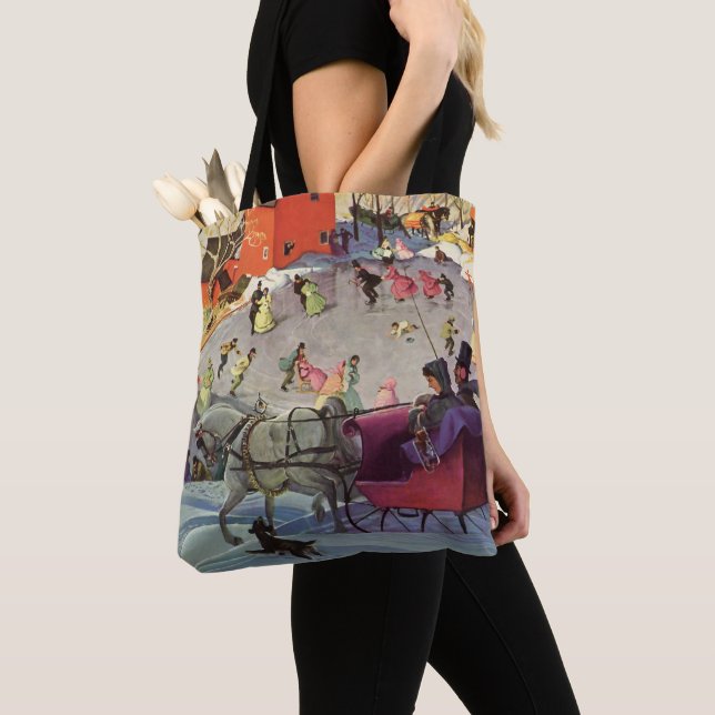 Weihnachten, Liebe und Romantik Reiten Tasche (Von Nahem)
