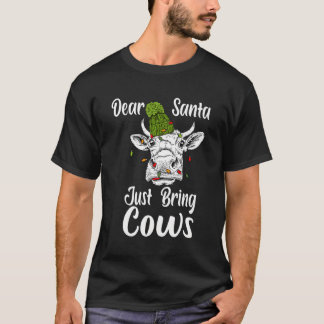 Weihnachten lieber Weihnachten bringen Kühe Funny  T-Shirt