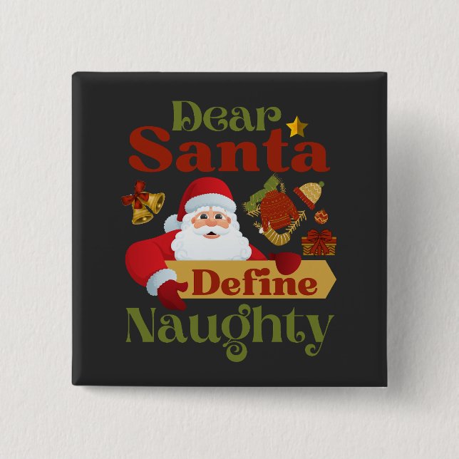 Weihnachten liebt Weihnachten definieren Schönheit Button (Vorderseite)