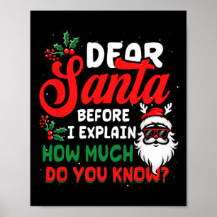 Weihnachten liebt Weihnachten kann ich erklären, w Poster