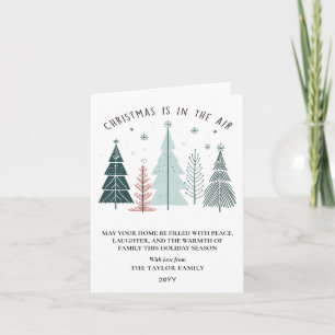 Weihnachten liegt in der Luft Modern Boho Einfach