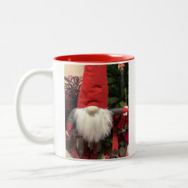 Weihnachten Litauisch Polnischer Gnome Rot Inside Zweifarbige Tasse