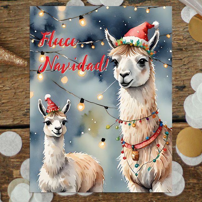 Weihnachten Llamas - Fleece Navidad! (Von Creator hochgeladen)