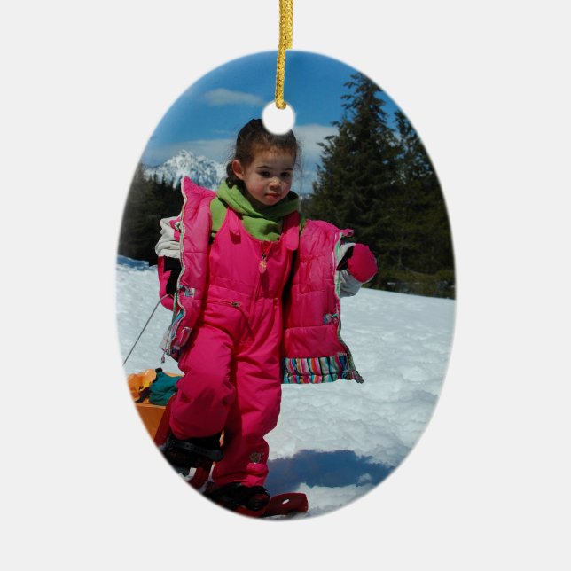 Weihnachten Lucy 2011 Keramikornament (Vorne)