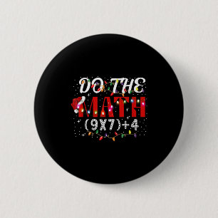 Weihnachten Lustig Mach die Mathe-Meme (9x7)+4 Ges Button
