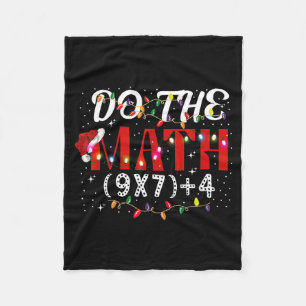 Weihnachten Lustig Mach die Mathe-Meme (9x7)+4 Ges Fleecedecke