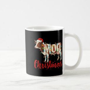 Weihnachten lustige Kuhliebhaber Rinder Bauer Land Kaffeetasse
