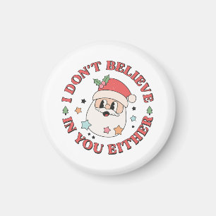 Weihnachten Lustiger Weihnachtsmann Magnet
