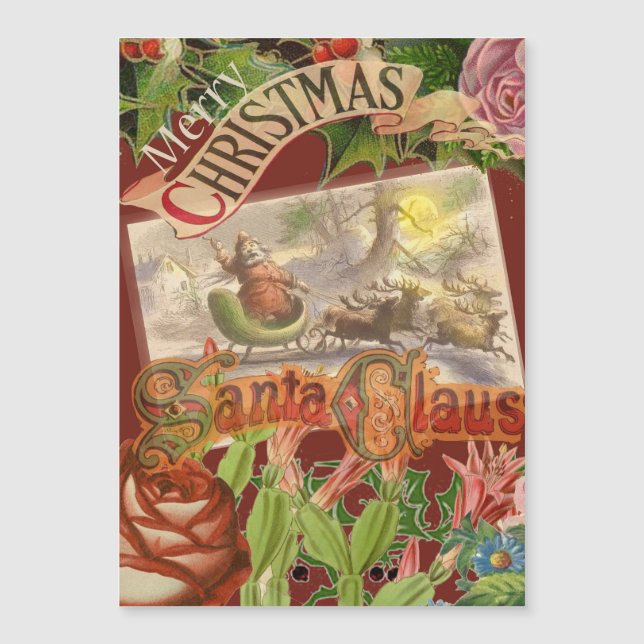 Weihnachten Magnetkarte (Vorderseite)