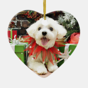 Weihnachten - maltesisch - Miley Keramik Ornament