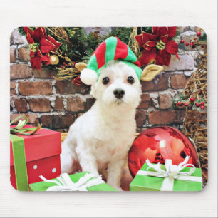 Weihnachten - maltesisch - Quinn Mousepad