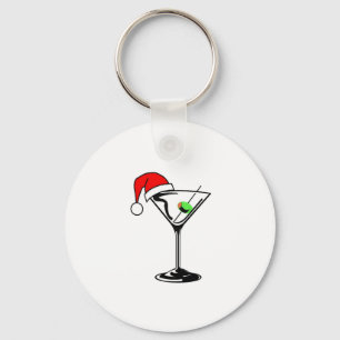 Weihnachten Martini Schlüsselanhänger