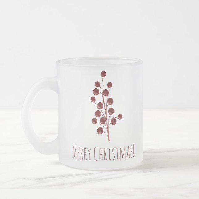 Weihnachten Mattglastasse (Links)