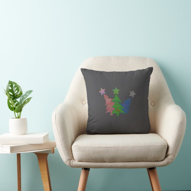 Weihnachten Mindful Word Art Cushions Kissen (Stuhl )