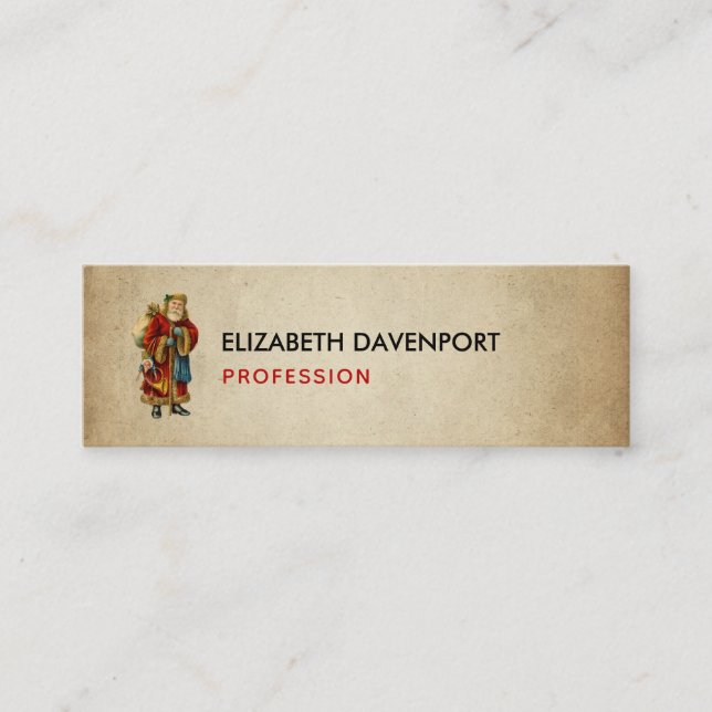 Weihnachten Mini Visitenkarte (Vorderseite)