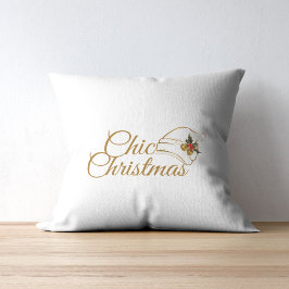 Weihnachten: Minimalistische Weihnachtsmannmütze u Kissen