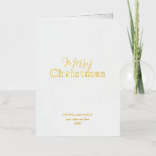 Weihnachten Minimalistisches Elegant Weiß und Gold