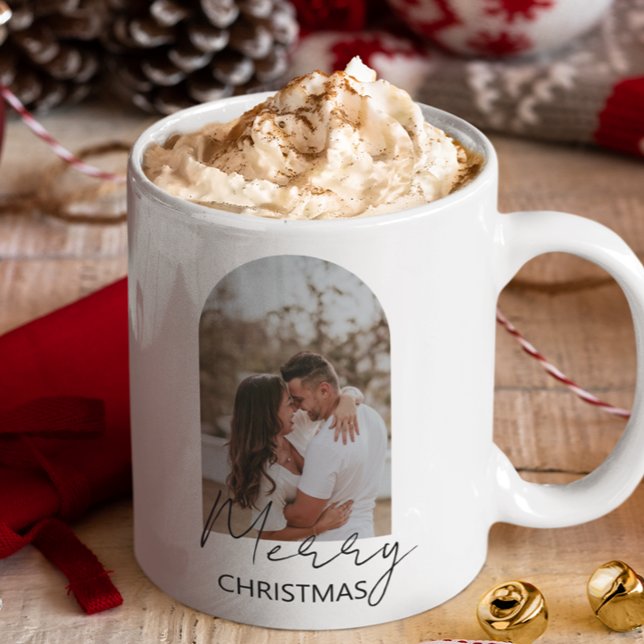 Weihnachten Minimalistisches Foto Modernes Einfach Kaffeetasse (Von Creator hochgeladen)
