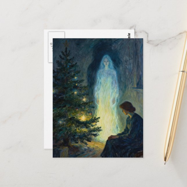 Weihnachten mit dem Geist von dir Postkarte (Vorderseite/Rückseite Beispiel)