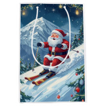 Weihnachten mit dem Weihnachtsmann auf dem Berg
