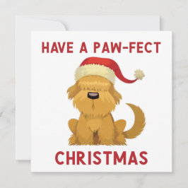 Weihnachten mit einem Fest // Niedlichen Hundeweih