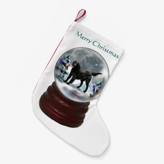 Weihnachten mit Flachbildschirm Kleiner Weihnachtsstrumpf (Vorderansicht (hängend))
