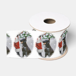 Weihnachten mit Flachbildschirm Ripsband