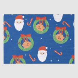 Weihnachten mit Freunden und Candy Canes Seidenpapier