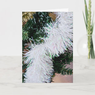 Weihnachten mit Girlandenkarte Karte