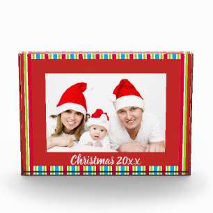 Weihnachten mit Jahr Lieblingsfamilienfotos Fotoblock