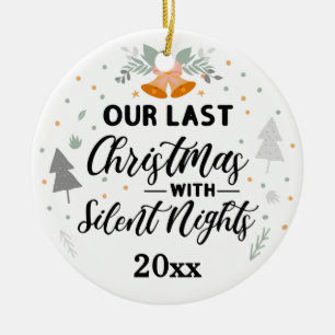 Weihnachten mit lauschigen Nächten Ultrasound Foto Keramik Ornament