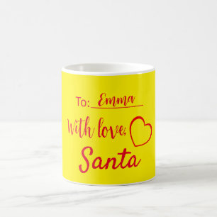 Weihnachten mit Liebe von Santa Simple Kaffeetasse