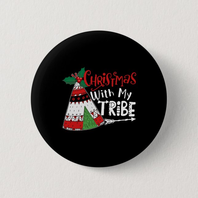 Weihnachten mit meinem Stamm Button (Vorderseite)