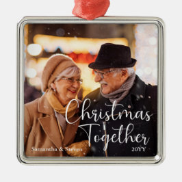 Weihnachten mit Namen und Jahr Ornament Aus Metall