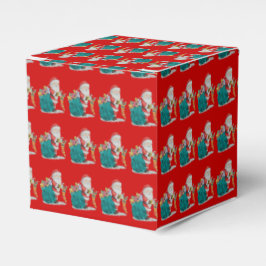 Weihnachten mit niedlichen Geschenken und Spielzeu Geschenkschachtel