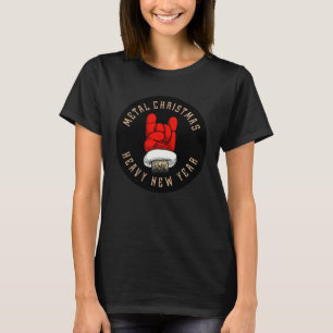 Weihnachten mit Schwermetall T-Shirt